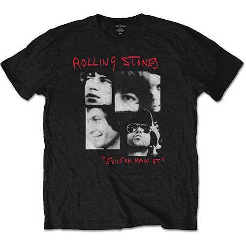 The Rolling Stones Unisex T-Shirt: Photo Exile - The Rolling Stones - Mercancía - Bravado - 5055295354210 - 