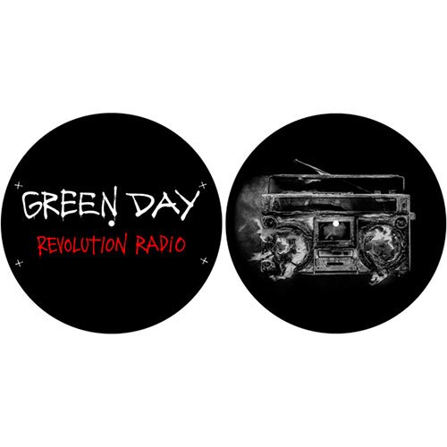 Cover for Green Day · Green Day Turntable Slipmat Set: Revolution Radio (Vinyltilbehør)