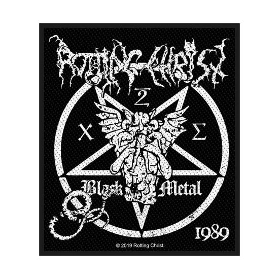 Rotting Christ Standard Woven Patch: Black Metal - Rotting Christ - Fanituote - PHD - 5055339793210 - maanantai 19. elokuuta 2019