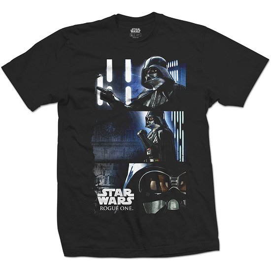Cover for Star Wars · Star Wars Unisex T-Shirt: Rogue One Darth Triptych (CLOTHES) [size S] [Black - Unisex edition]