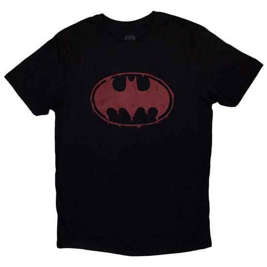 DC Comics Unisex T-Shirt: Batman - Red Slime - DC Comics - Koopwaar -  - 5056737248210 - 