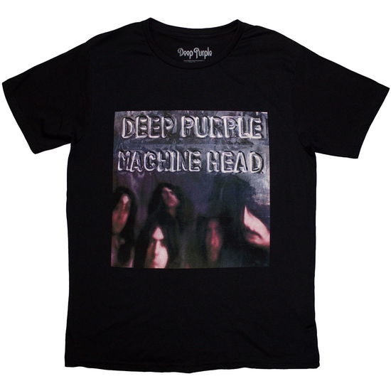 Deep Purple Unisex T-Shirt: Machine Head Album Cover (Black) - Deep Purple - Merchandise -  - 5056821088210 - December 4, 2024