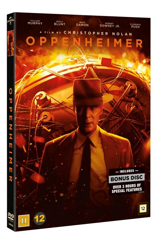 Cover for Christopher Nolan · Oppenheimer (DVD) (2023)