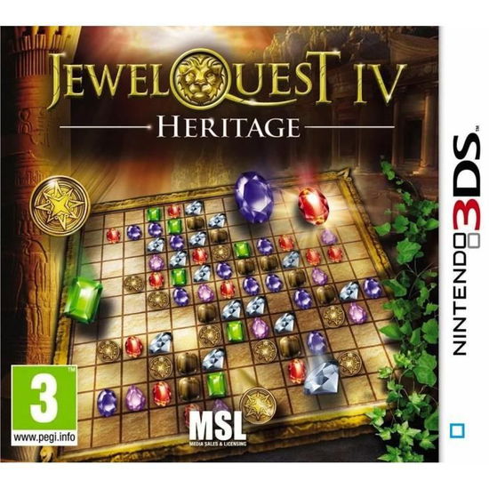 Cover for Avanquest Software · Jewel Quest IV - Heritage (3DS)