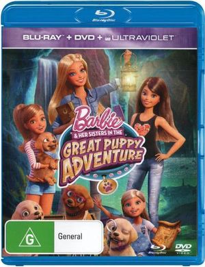 Cover for Barbie And Her Sisters In The Great Puppy Adventure (Blu-Ray)