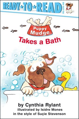 Puppy Mudge Takes a Bath - Suçie Stevenson - Books - Simon Spotlight - 9780689866210 - April 1, 2004