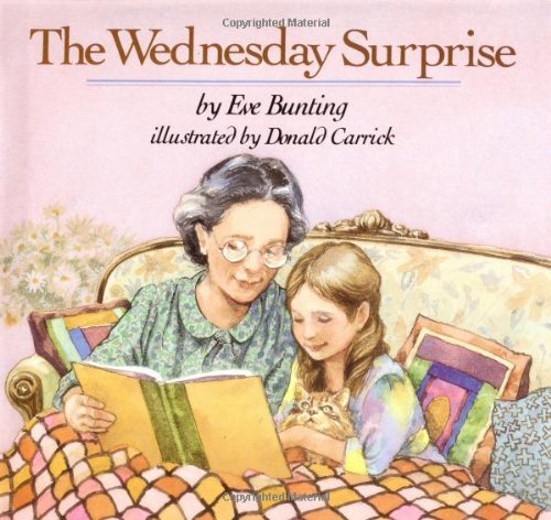 Cover for Eve Bunting · The Wednesday Surprise (Hardcover Book) [Library Binding edition] (1989)