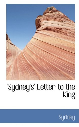 Cover for Sydney · 'sydney's' Letter to the King (Paperback Book) (2009)