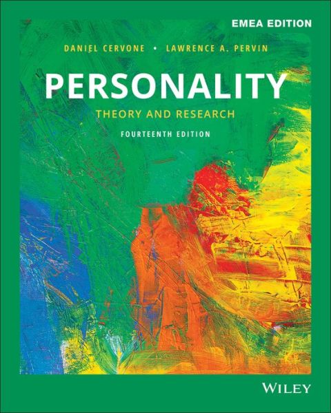 Cover for Cervone, Daniel (University of Illinois at Chicago) · Personality: Theory and Research, EMEA Edition (Paperback Book) (2019)