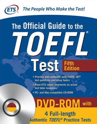 Cover for Educational Testing Service · Official Guide to the TOEFL Test.5th ed (Book) (2017)