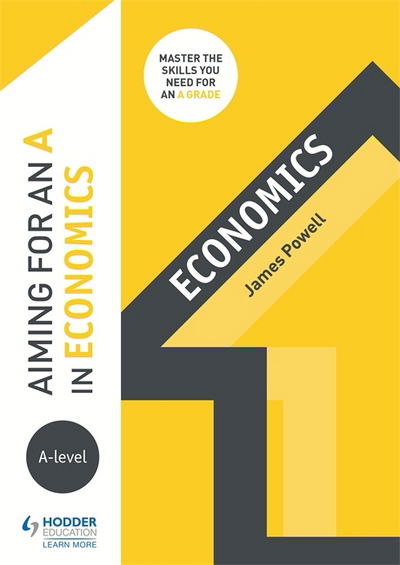 Cover for James Powell · Aiming for an A in A-level Economics (Pocketbok) (2018)