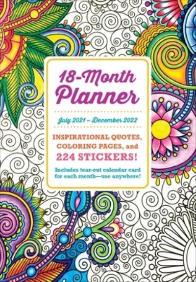 Cover for Editors of Thunder Bay Press · 2022 Coloring Planner (Spiral Book) (2021)