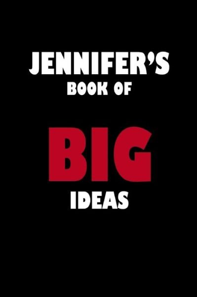 Cover for Global Notebook · Jennifer's Book of Big Ideas (Paperback Book) (2019)