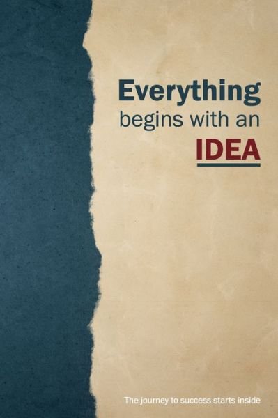 Cover for Az Notebooks · Everything begins with an IDEA - 122 pages - 6x9 in (Paperback Bog) (2020)