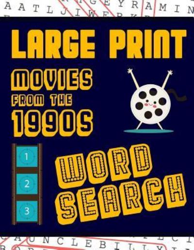 Cover for Makmak Puzzle Books · Large Print Movies From The 1990s Word Search (Pocketbok) (2018)