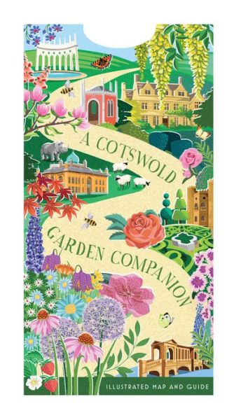 Cover for Natasha Goodfellow · A Cotswold Garden Companion: An Illustrated Map and Guide (Book) (2022)