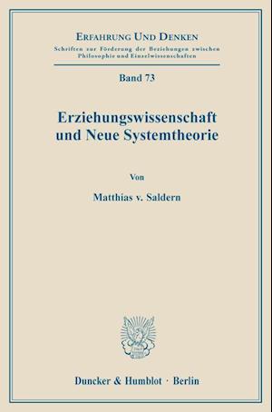 Cover for Saldern · Erziehungswissenschaft und Neue (Book) (1991)