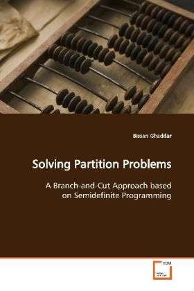 Cover for Ghaddar · Solving Partition Problems (Book)