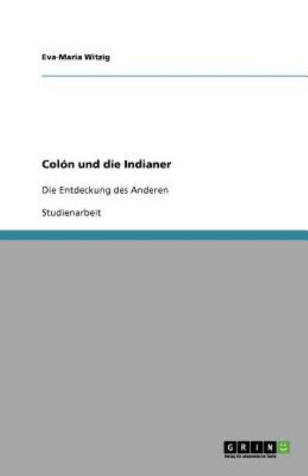 Cover for Witzig · Colón und die Indianer (Book) [German edition] (2011)