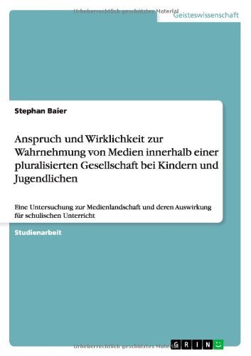 Cover for Baier · Anspruch und Wirklichkeit zur Wah (Book) [German edition] (2011)