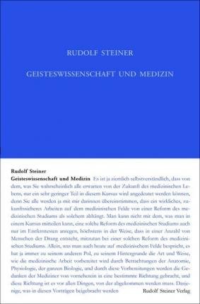 Cover for Steiner · Geisteswissenschaft und Medizin (Bog)