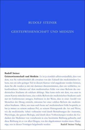 Cover for Steiner · Geisteswissenschaft und Medizin (Bok)