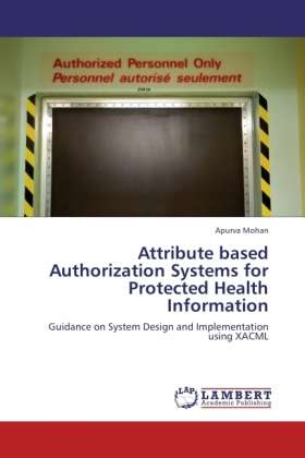 Cover for Mohan · Attribute based Authorization Sys (Book)