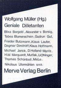 Cover for Geniale Dilletanten (Bog)