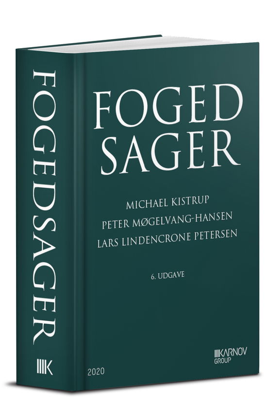 Cover for Lars Lindencrone Petersen; Peter Møgelvang-Hansen; Michael Kistrup · Fogedsager (Hardcover Book) [6th edition] (2020)