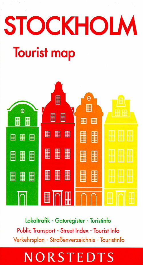 Cover for Norstedts · Stockholm tourist map (Book) (2015)