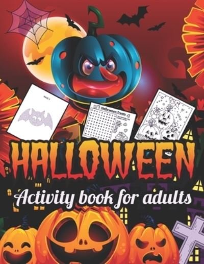 Cover for Afifa Publisher · Halloween activity books for Adults (Pocketbok) (2020)