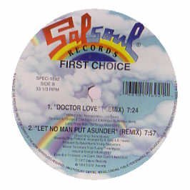 Cover for First Choice · Doctor Love / Let No Man Put Asunder (LP) (2021)