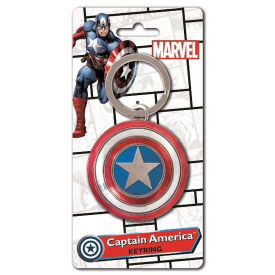 Cover for Captain America Civil War Pewter Key Ring · Marvel Metall-Schlüsselanhänger Captain America Sh (Lelut) (2023)