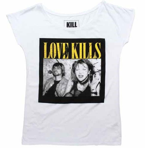 Cover for Kill Brand · Love Kills White (T-shirt) [size S] (2013)