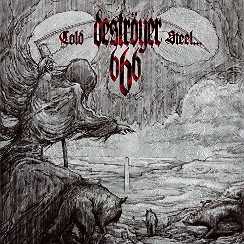 Cover for Destroyer 666 · Cold Steel...for an Iron Age (Ltd. Ed.gatefold LP on Clear Vinyl W/ Red, Black (LP) (2017)