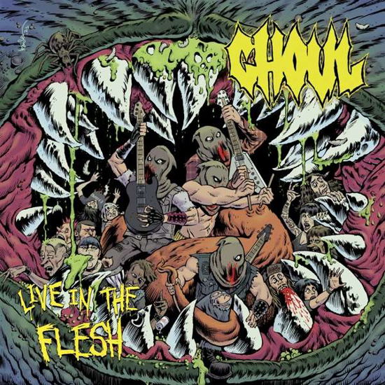 Cover for Ghoul · Live In The Flesh (LP) [Coloured edition] (2021)