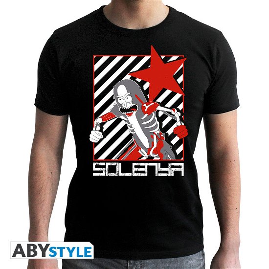 RICK AND MORTY - Tshirt Solenya man SS black - n - T-Shirt Männer - Merchandise -  - 3700789279211 - 