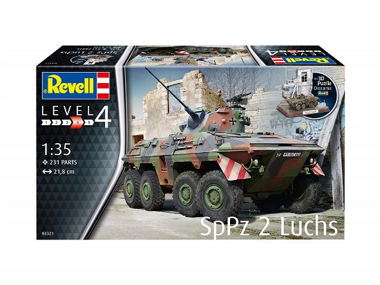Cover for Revell · SpPz2 Luchs &amp; 3D Puzzle Diorama ( 03321 ) (Toys)
