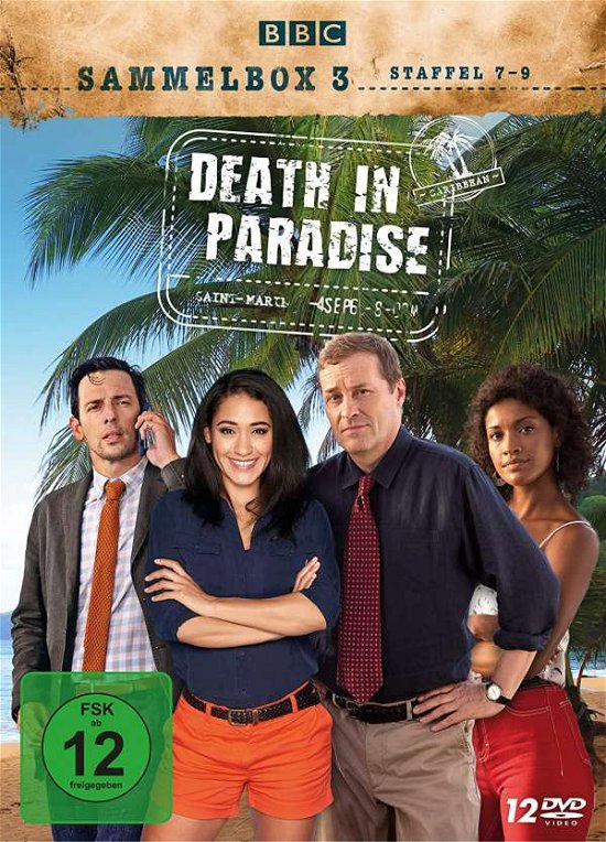 Cover for Death in Paradise · Death in Paradise-sammelbox 3 (Staffel 7-9) (DVD) (2021)