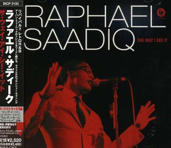 Cover for Raphael Saadiq · Way I See It (CD) [Japan Import edition] (2009)