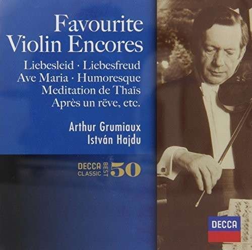 Cover for Arthur Grumiaux · Favourite Violin Encores (CD) [Japan Import edition] (2014)