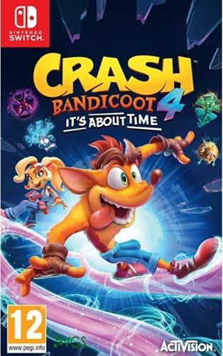 Cover for Switch Crash Band 4 · Crash Bandicoot 4 Its About Time IT Switch (Toys)