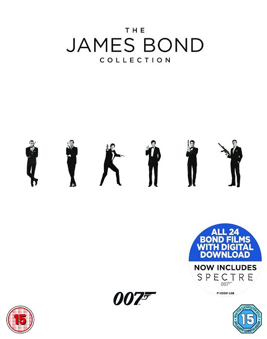Cover for 007 James Bond Complete Collection (24 Films) (DVD) (2017)