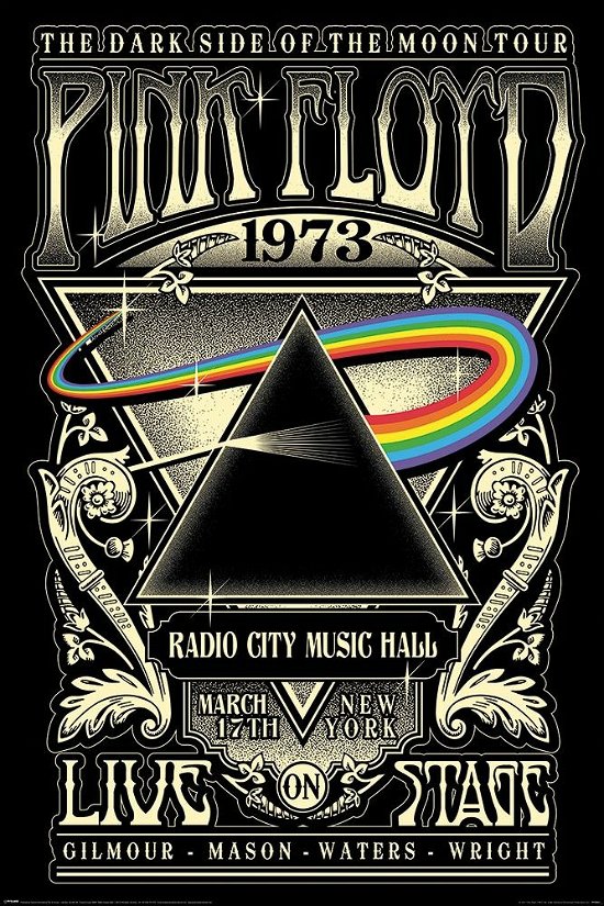 DSOTM Tour 1973 (Poster Maxi 61X91,5 Cm) - Pink Floyd: Pyramid - Produtos - Pyramid Posters - 5050574350211 - 