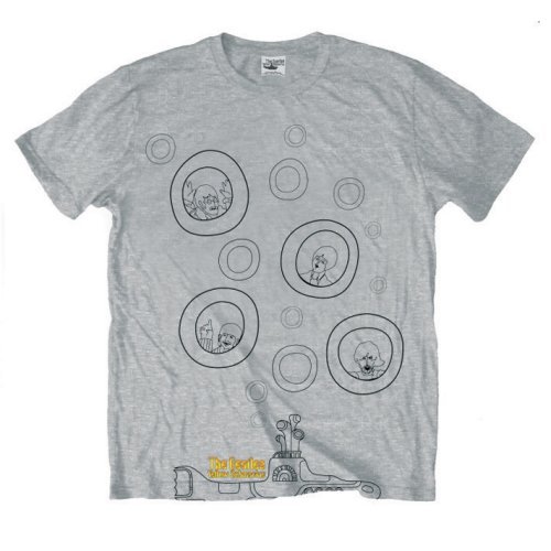 Cover for The Beatles · The Beatles Unisex T-Shirt: Bubbles (T-shirt) [size S] [Grey - Unisex edition]