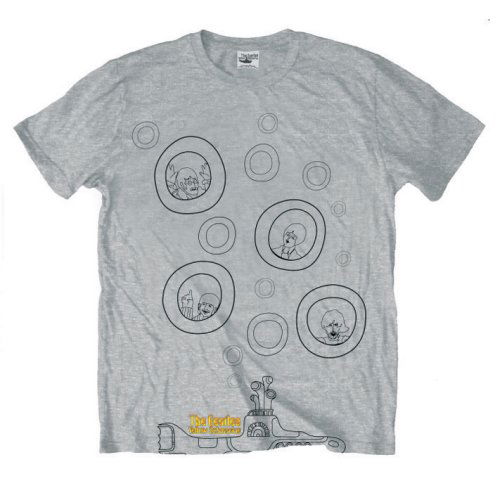 The Beatles Unisex T-Shirt: Bubbles - The Beatles - Gadżety - Suba Films - Apparel - 5055295331211 - 