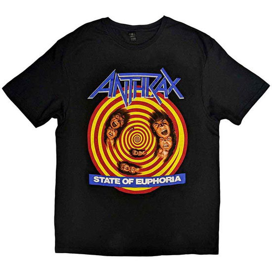 Anthrax Unisex T-Shirt: State of Euphoria - Anthrax - Koopwaar - MERCHANDISE - 5055295344211 - 26 november 2018