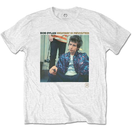 Cover for Bob Dylan · Bob Dylan Unisex T-Shirt: Highway 61 Revisited (T-shirt) [size S] [White - Unisex edition] (2020)