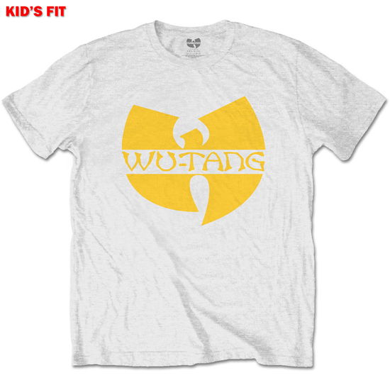 Wu-Tang Clan · Wu-Tang Clan Kids T-Shirt: Logo (9-10 Years) (T-shirt) [size 9-10yrs] [White - Kids edition]