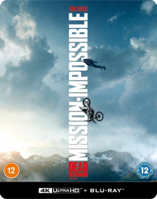 Mission Impossible 7 - Dead Reckoning Part 1 Limited Edition Steelbook (Bike Jump Artwork) 4K - Christopher McQuarrie - Filmes - Paramount Pictures - 5056453206211 - 6 de novembro de 2023
